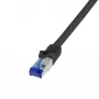 Networking cable LogiLink C6A073S RJ-45 Cat6a 5 m Black