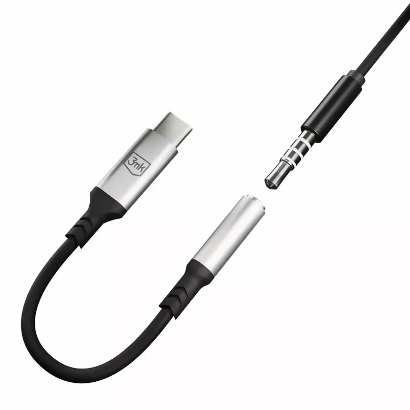 3.5 mm USB cable 3MK Jack 3.5 mm 1 pc USB-C to Jack 3.5 mm