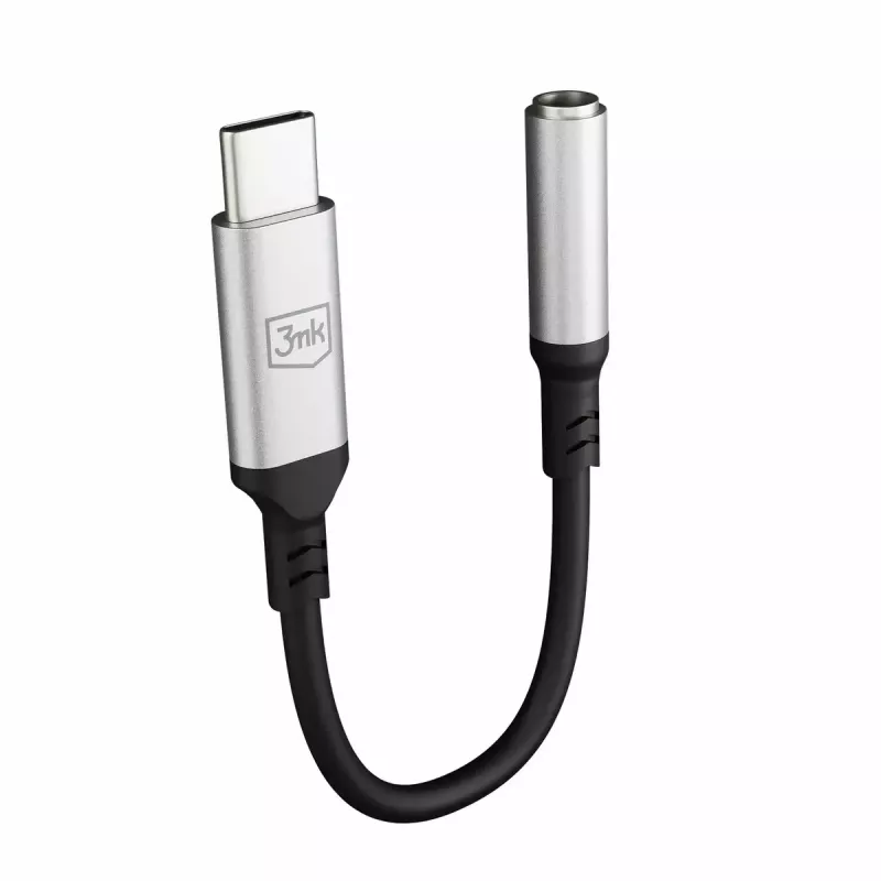 3.5 mm USB cable 3MK Jack 3.5 mm 1 pc USB-C to Jack 3.5 mm