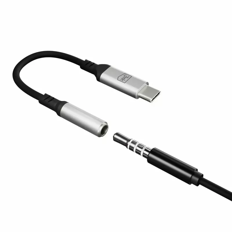 3.5 mm USB cable 3MK Jack 3.5 mm 1 pc USB-C to Jack 3.5 mm