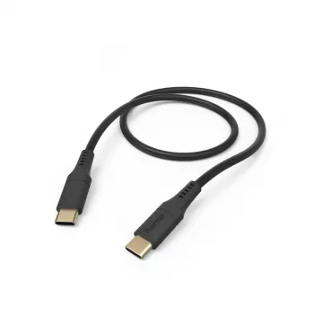 Hama Flexible USB cable USB 2.0 1.5 m USB C Black