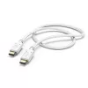 Hama Charging Cable, USB-C - USB-C, 1.5 m, white