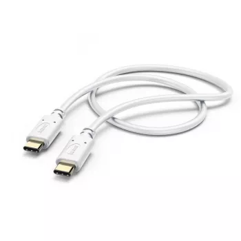Hama Charging Cable, USB-C - USB-C, 1.5 m, white