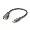 Hama 00201605 USB cable USB 3.2 Gen 1 (3.1 Gen 1) 0.15 m USB C USB A Black