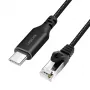 Networking cable LogiLink CU0413 RJ-45 Cat6 3 m Black