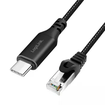 Networking cable LogiLink CU0415 RJ-45 Cat6 7.5 m Black