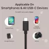 USB C to USB C cable Unitek Y-C477BK01-2M, USB 3.2 Gen 1, 2 m, 5 Gbit/s, PD 60 W, black