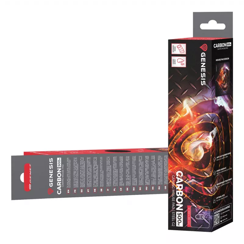 GENESIS Carbon 500 M Steel G2 Gaming mouse pad Multicolour