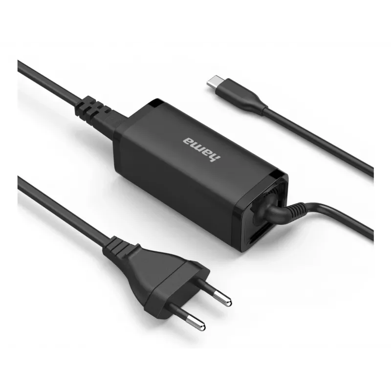 Hama 00200023 Power Adapter 65W Black Indoor for Laptop