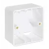 Intellinet Surface Mount Pattress Box 771900 771917 80x80x45mm Signal White RAL9003