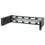 Rack rail Intellinet 716345 Black Aluminium 487mm x 210mm x 89mm