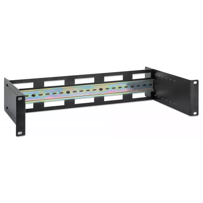 Rack rail Intellinet 716345 Black Aluminium 487mm x 210mm x 89mm