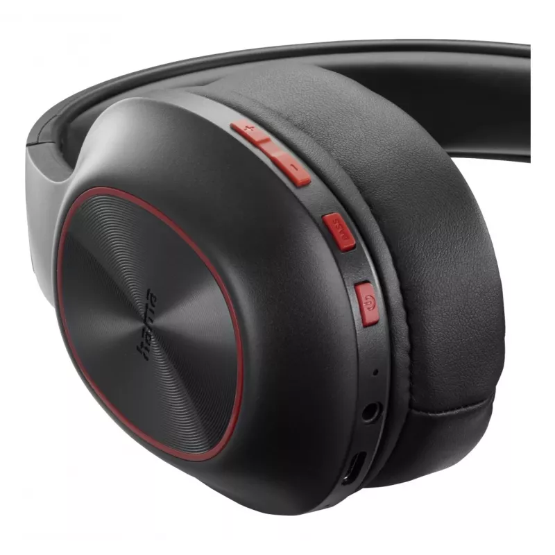 Hama Spirit Calypso III Headset Wireless Head-band Calls/Music Bluetooth Black, Red