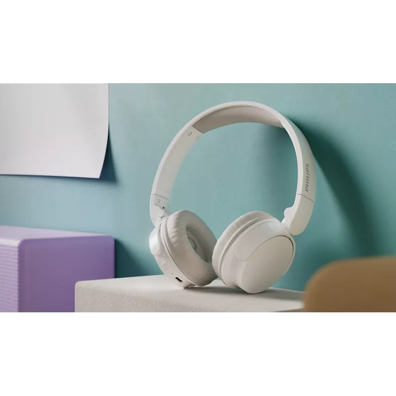 Philips TAH3209WT/00 headphones/headset Wireless Head-band Calls/Music Bluetooth White