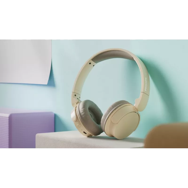 Philips TAH3209BG/00 headphones/headset Wireless Head-band Calls/Music Bluetooth Beige