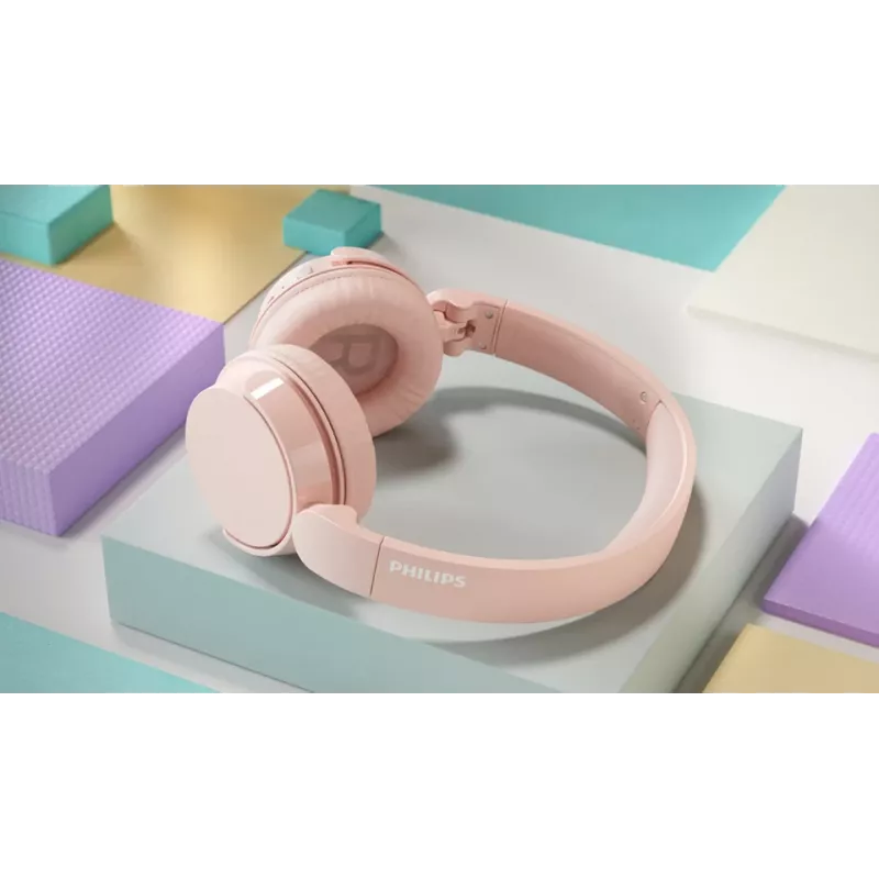 Philips 4000 series TAH4209PK/00 headphones/headset Wireless Head-band Calls/Music Bluetooth Pink