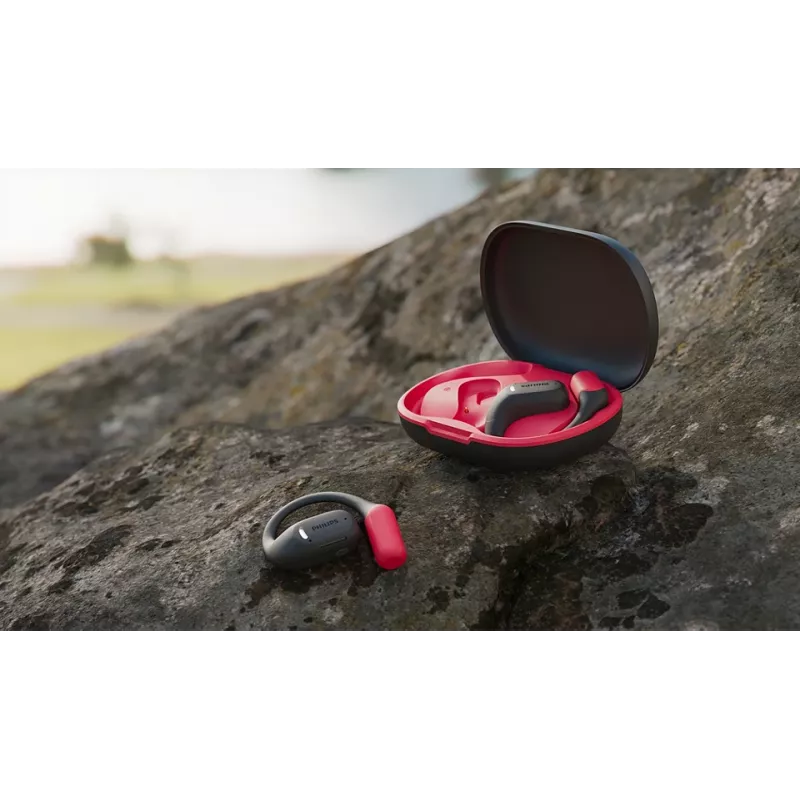 Philips 6000 series TAA6709BK/00 headphones/headset True Wireless Stereo (TWS) Ear-hook Sports Bluetooth Black, Red