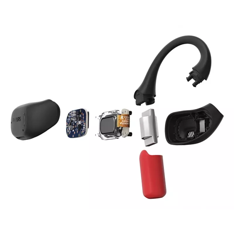 Philips 6000 series TAA6709BK/00 headphones/headset True Wireless Stereo (TWS) Ear-hook Sports Bluetooth Black, Red