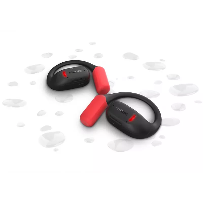 Philips 6000 series TAA6709BK/00 headphones/headset True Wireless Stereo (TWS) Ear-hook Sports Bluetooth Black, Red