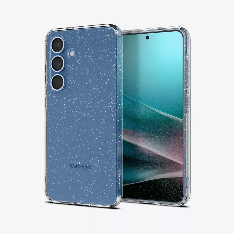 Cover Spigen Galaxy S25 Liquid Crystal Glitter Transparent