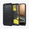 Spigen Galaxy S25 Case Tough Armor AI Black Cover with Desktop Stand