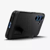 Spigen Galaxy S25 Case Tough Armor AI Black Cover with Desktop Stand