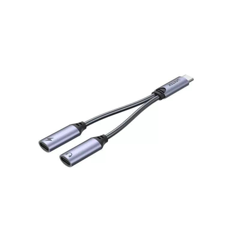 Audio adapter UNITEK M206A USB Type-C Aluminium Black Grey