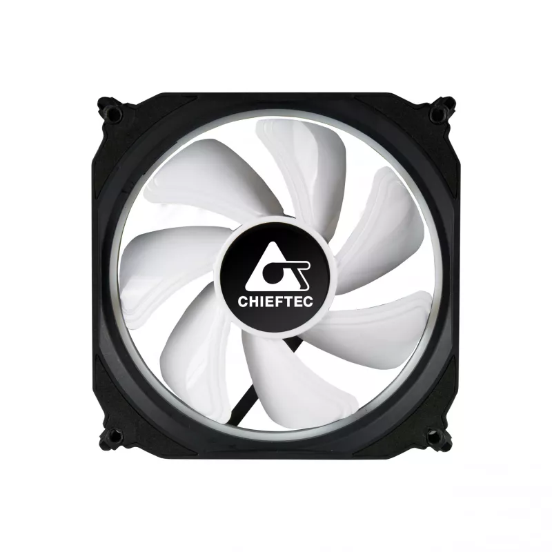 Chieftec CF-3012-RGB computer cooling system Computer case Fan 12 cm Black