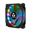 Chieftec CF-1225RGB computer cooling system Computer case Fan 12 cm Black