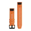 Band Garmin QuickFit 22 Orange Silicone