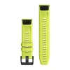 Band Garmin QuickFit 22 Yellow Silicone