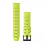 Band Garmin QuickFit 22 Yellow Silicone