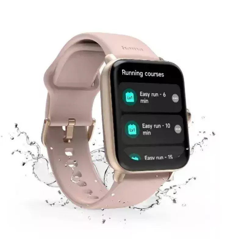 Hama 6010 4.19 cm (1.65 inch) TFT 44 mm Digital Touchscreen Rose, Rose gold GPS (satellite)