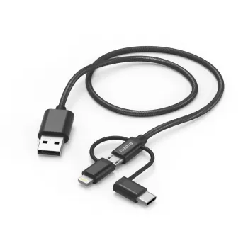 Hama 00201536 USB cable USB 2.0 1.5 m USB A USB C Black