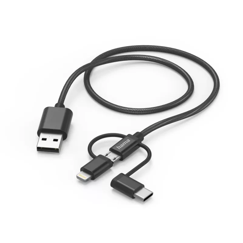 Hama 00201536 USB cable USB 2.0 1.5 m USB A USB C Black