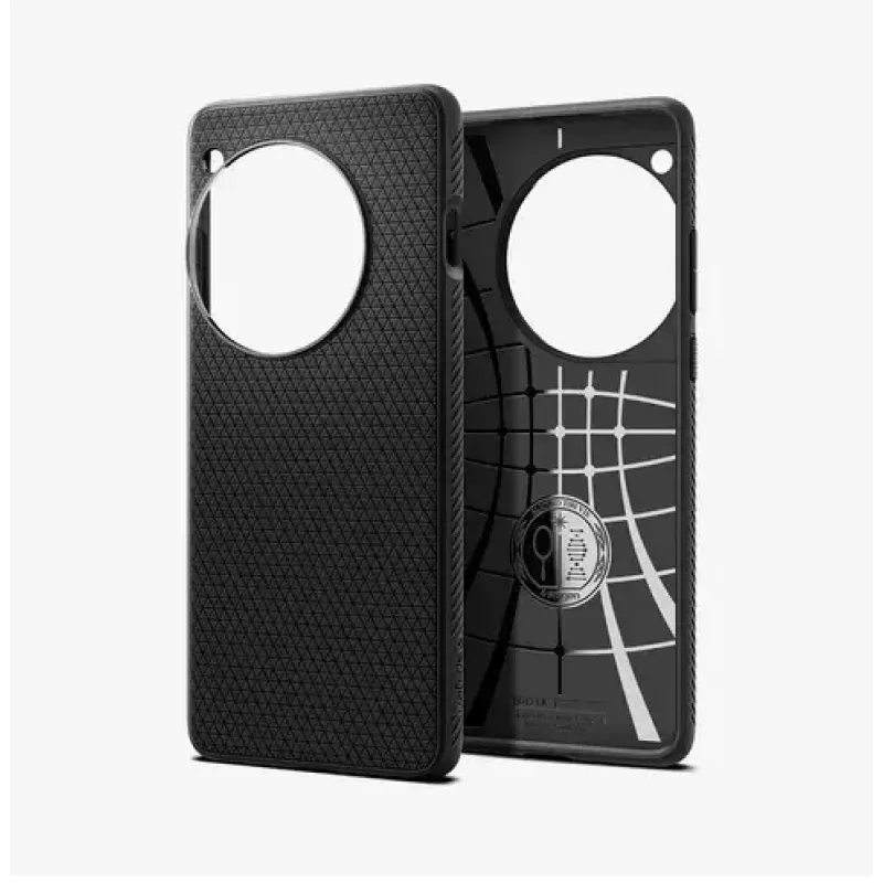Spigen OnePlus 12 Liquid Air Matte Black mobile phone case 17.3 cm
