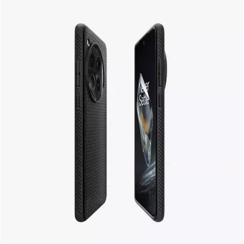 Spigen OnePlus 12 Liquid Air Matte Black mobile phone case 17.3 cm