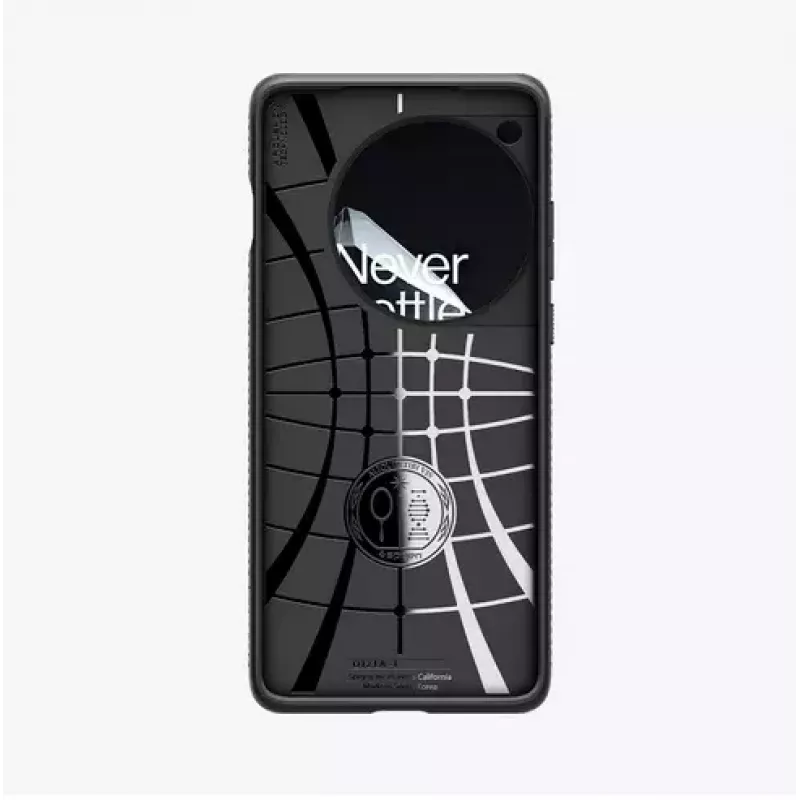 Spigen OnePlus 12 Liquid Air Matte Black mobile phone case 17.3 cm