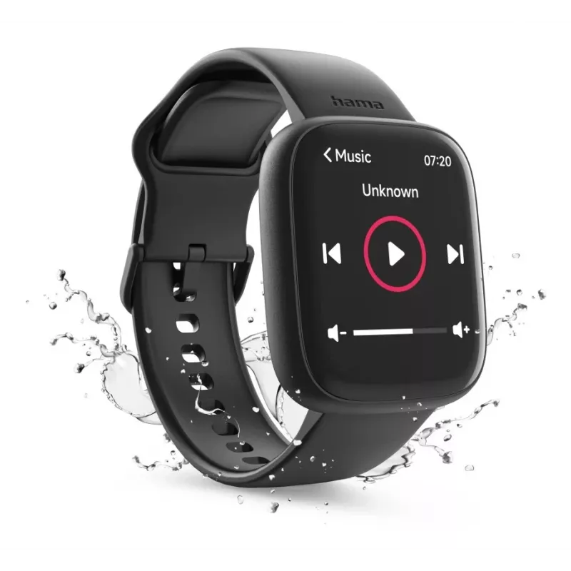 Smartwatch HAMA 4000 square black — HAMA 4000 square, black smartwatch