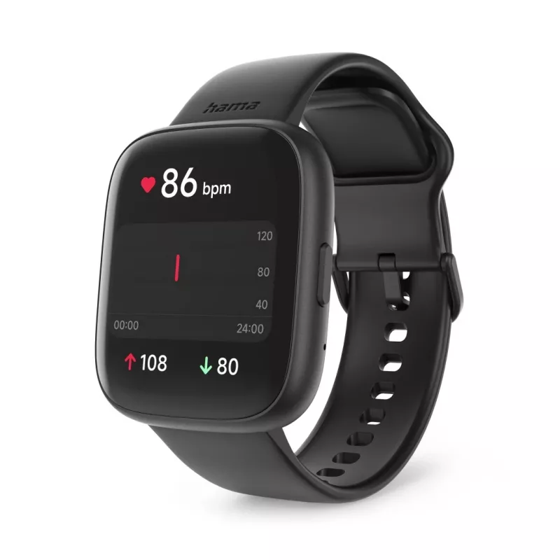Smartwatch HAMA 4000 square black — HAMA 4000 square, black smartwatch