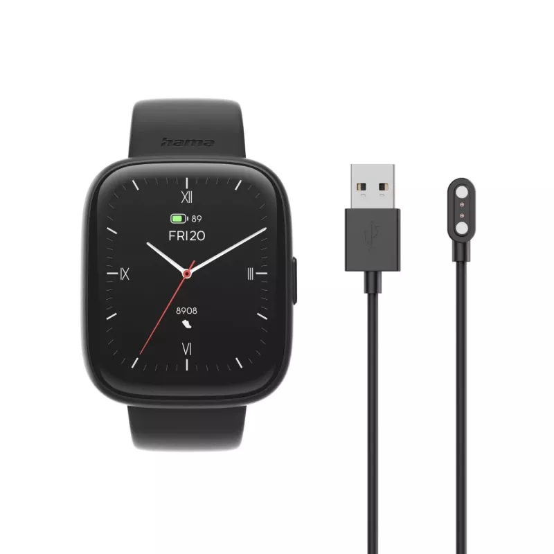 Smartwatch HAMA 4000 square black — HAMA 4000 square, black smartwatch