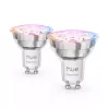 Philips Hue White and colour ambience Essential GU10 – smart spotlight – 345 lm – 4.7W – 2-pack