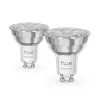 Philips Hue White and colour ambience Essential GU10 – smart spotlight – 345 lm – 4.7W – 2-pack
