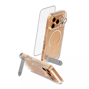 Protective Case PanzerGlass CARE Feature Kick 3w1 for iPhone 17 Pro with glass lens cover