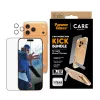 Screen protector and case bundle PanzerGlass CARE 3-in-1 Feature Kick for iPhone 17 Pro Max — tempered glass, PET, silicone, transparent