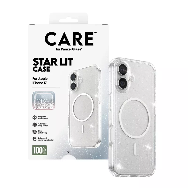 Cover PanzerGlass CARE by Flagship Case Urban Explorer Star Lit White MagSafe iPhone 17