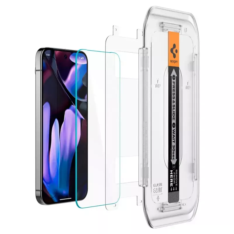 Spigen Glass Screen Protector EZ Fit GLAS.tR Slim for Google Pixel 9 / 9 Pro