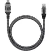 Network cable TECHLY USB-C to Gigabit Ethernet RJ45, Cat6, 3 m, USB 3.2 Gen 1, F/UTP, black