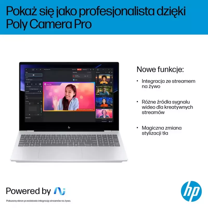 Laptop HP OmniBook 7 16-az0222nw 16 inch Core 5 210H 16GB 512GB Win11Home
