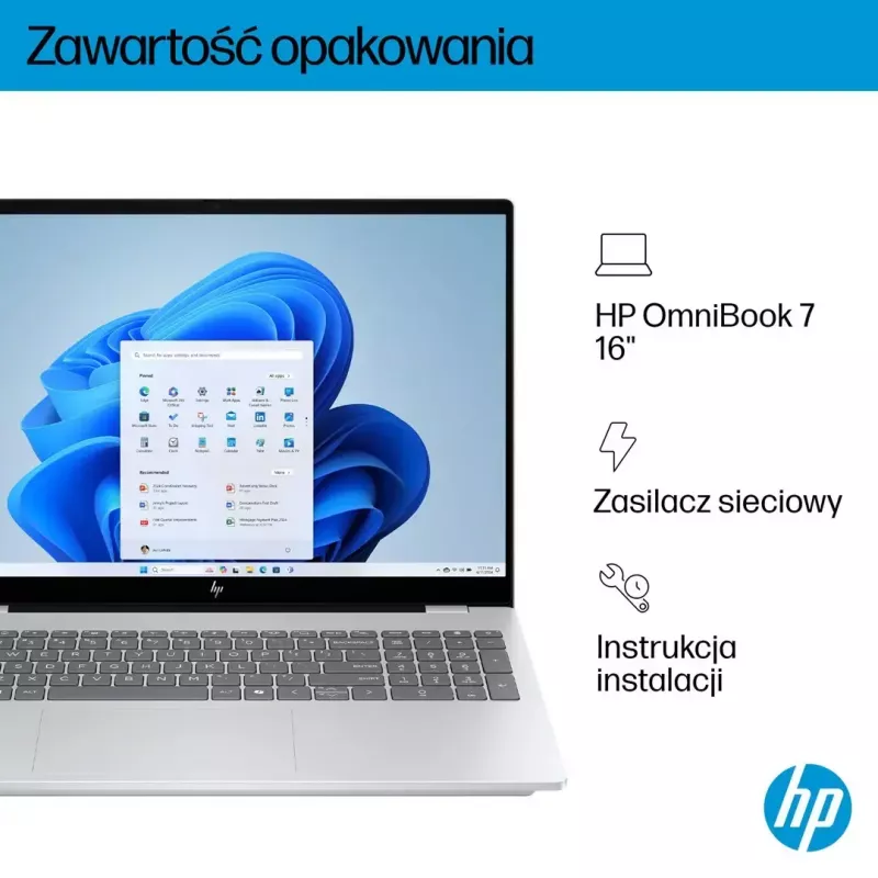 Laptop HP OmniBook 7 16-az0222nw 16 inch Core 5 210H 16GB 512GB Win11Home